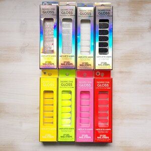 Bundle-8 boxes of Dashing Diva GLOSS Ultra Shine Gel Color Strips(FUN colors!)